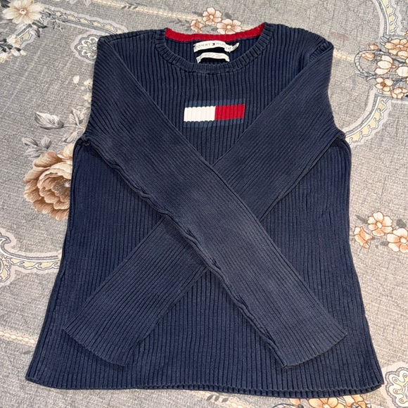 VTG TOMMY HILFIGER WOMENS LONG SLEEVE SWEATER - Picture 2 of 4